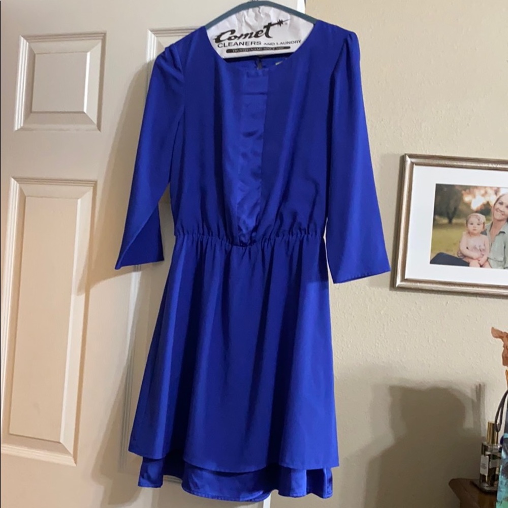 Royal blue Gianni bini dress
